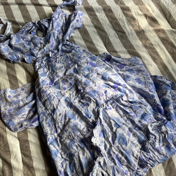 Astr Blue and Purple Maxi Dress - Picture 1 of 1